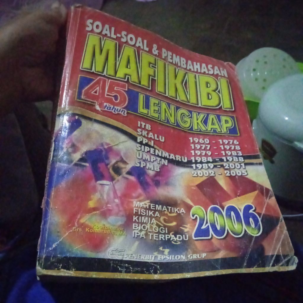 buku Soal -Soal & Pembahasan MAFIKIBI 45 tahun lengkap, ITB '60-'76,Skalu '77-'78, PP I '79-'83, Sip