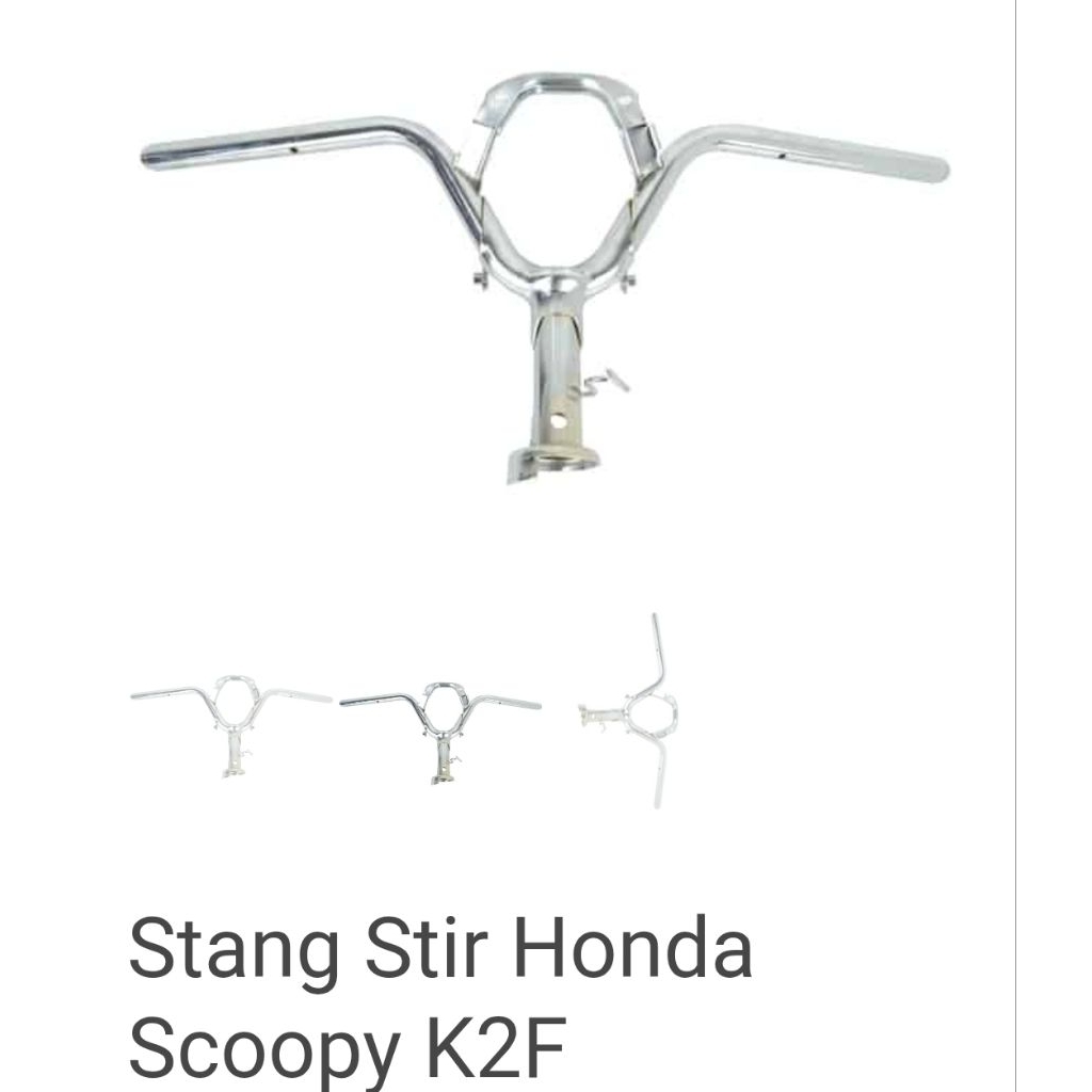 Stang Stir Honda Scoopy K2F original 53100K2FN00