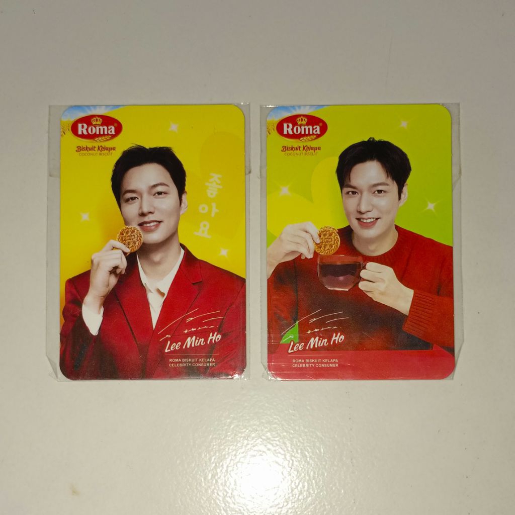 Photocard Official Lee Min-ho x Roma Kelapa