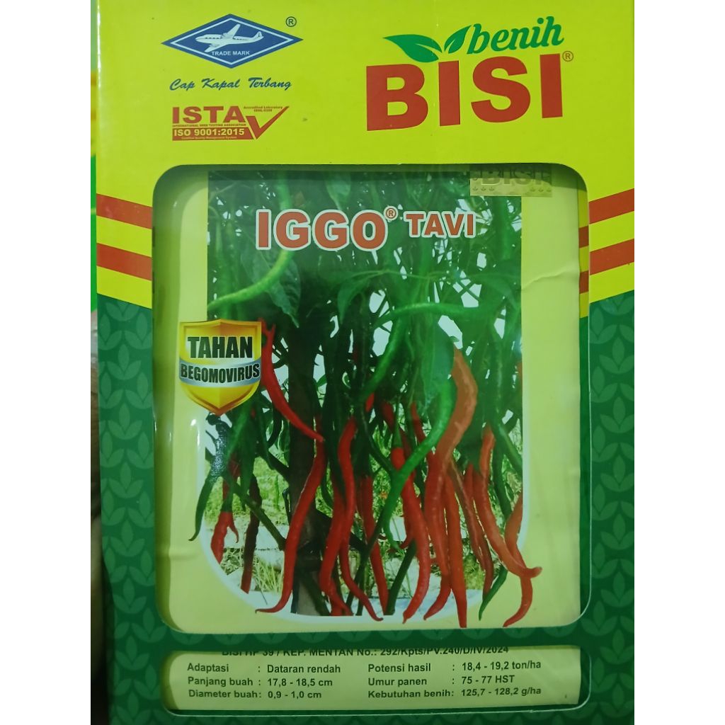 CABAI IGGO TAVI F1 CABAI KERITING 10 GR