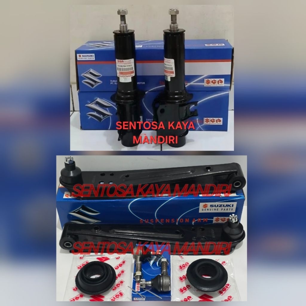 PAKET TIE ROD END - KARET SUPPORT SHOCK DEPAN- LOWER ARM SET - SHOCK BREAKER DEPAN SET MOBIL FUTURA 
