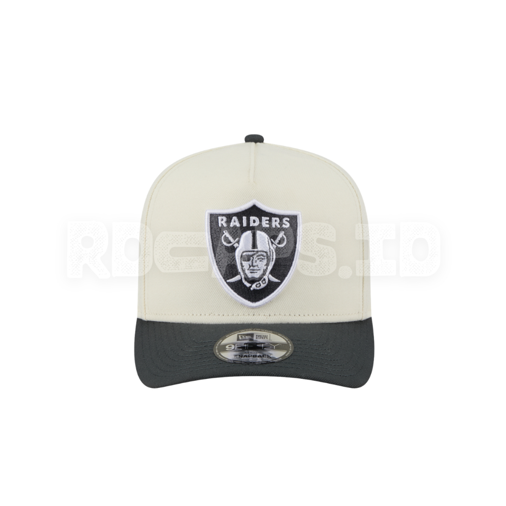 Raiders Cream White A-Frame 9forty Adjustable