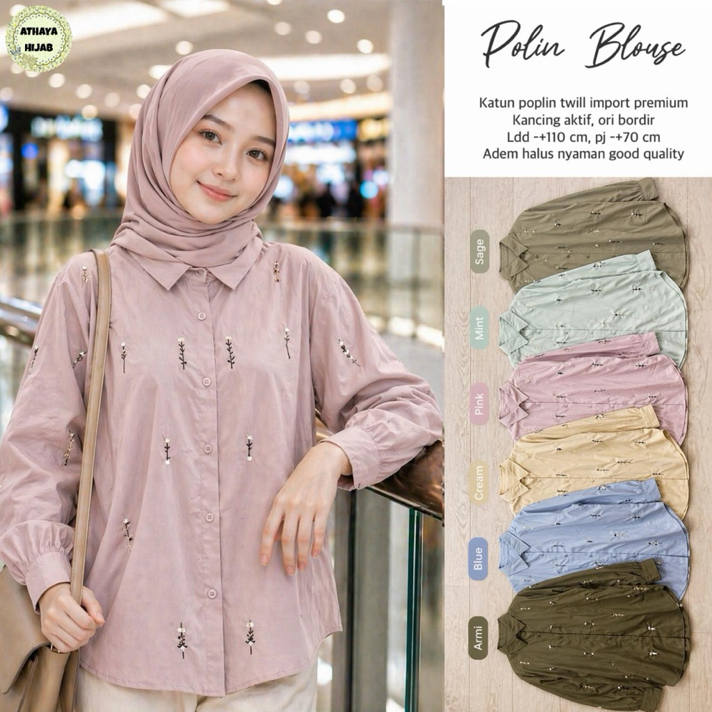 Polin Blouse Atasan Wanita by Athaya