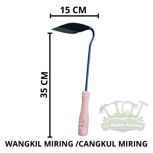 Wangkil Gathul Miring Baja Asli Kored Rumput Cangkul Miring Cangkul Miring Kecil
