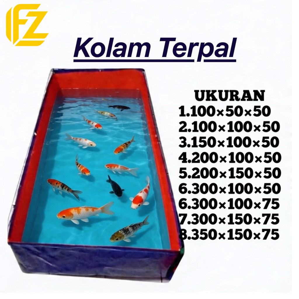 TERPAL KOLAM IKAN PREMIUM ORCHID KOREA UNTUK NILA LELE GURAME