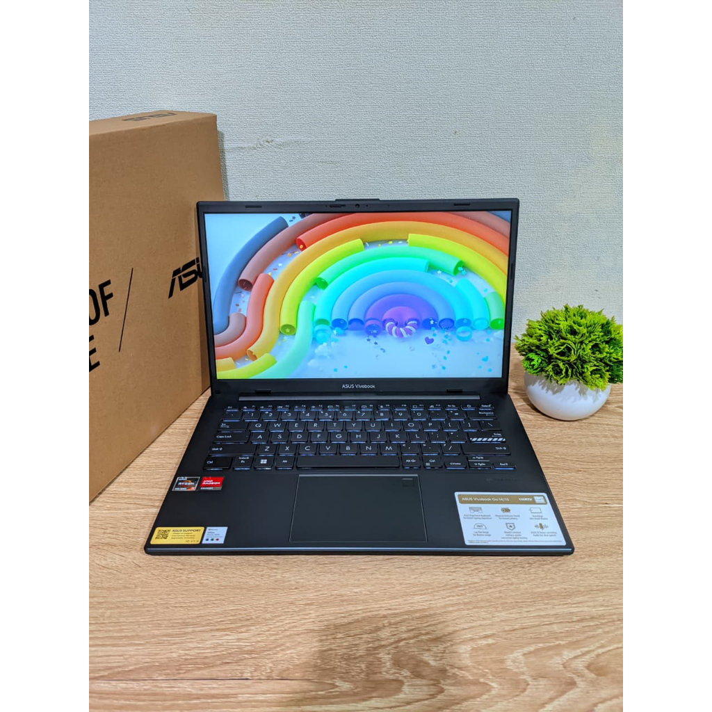 BEST SELLER LAPTOP BARU ASUS VIVOBOOK GO E1404FA AMD RYZEN 3 7320U RAM 8GB/SSD 512GB 14"FHD SLIM