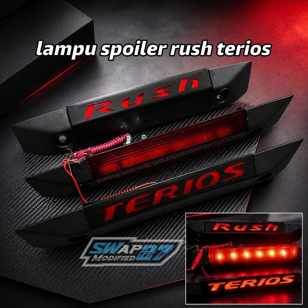 Lampu Spoiler Belakang Toyota Rush 2018-2021 Ganti Lampu Rem Belakang lampu spoiler all new rush - l