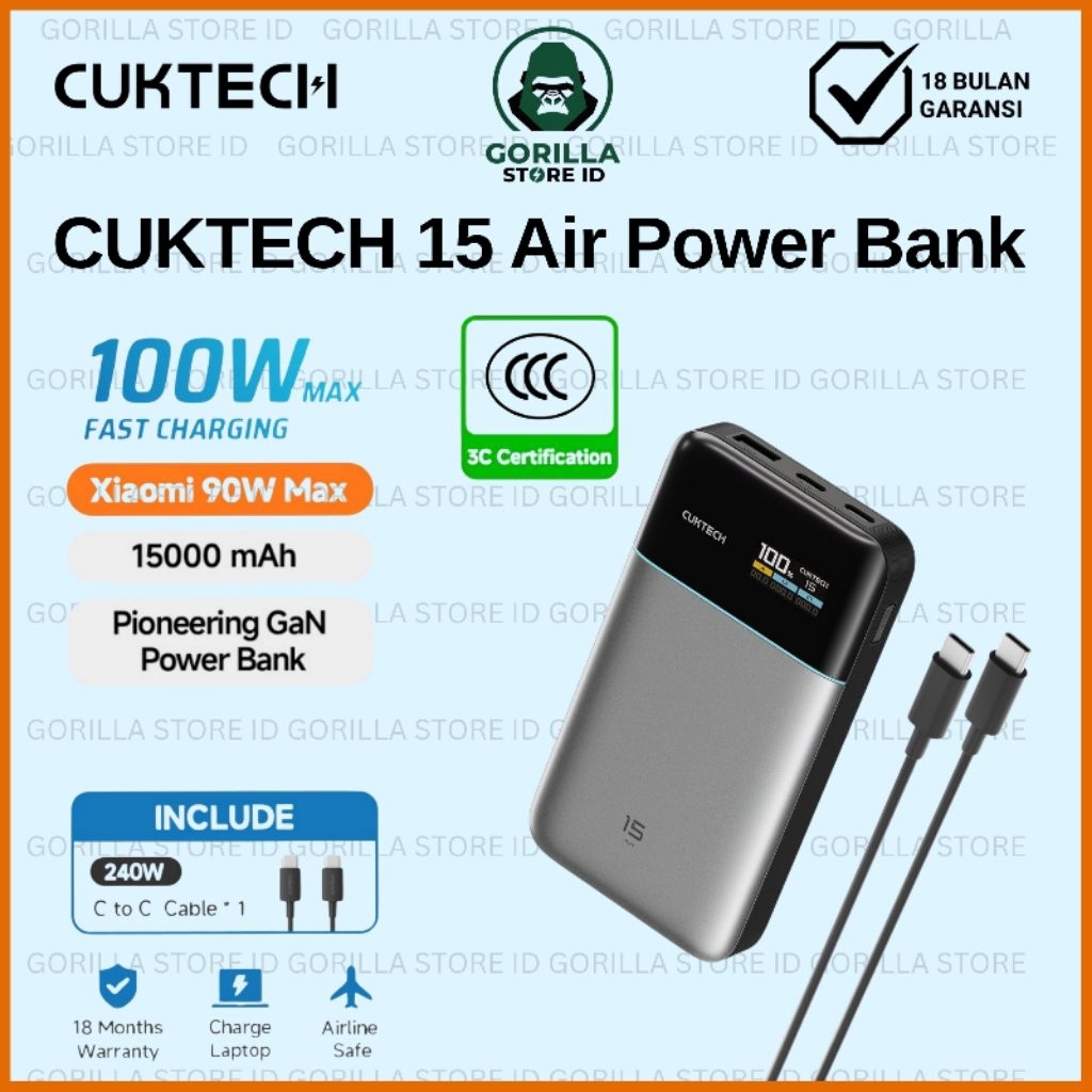 CUKTECH 15 Air Power Bank