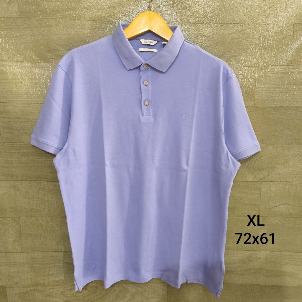 Kaos T-Shirt Kerah CK Bordir