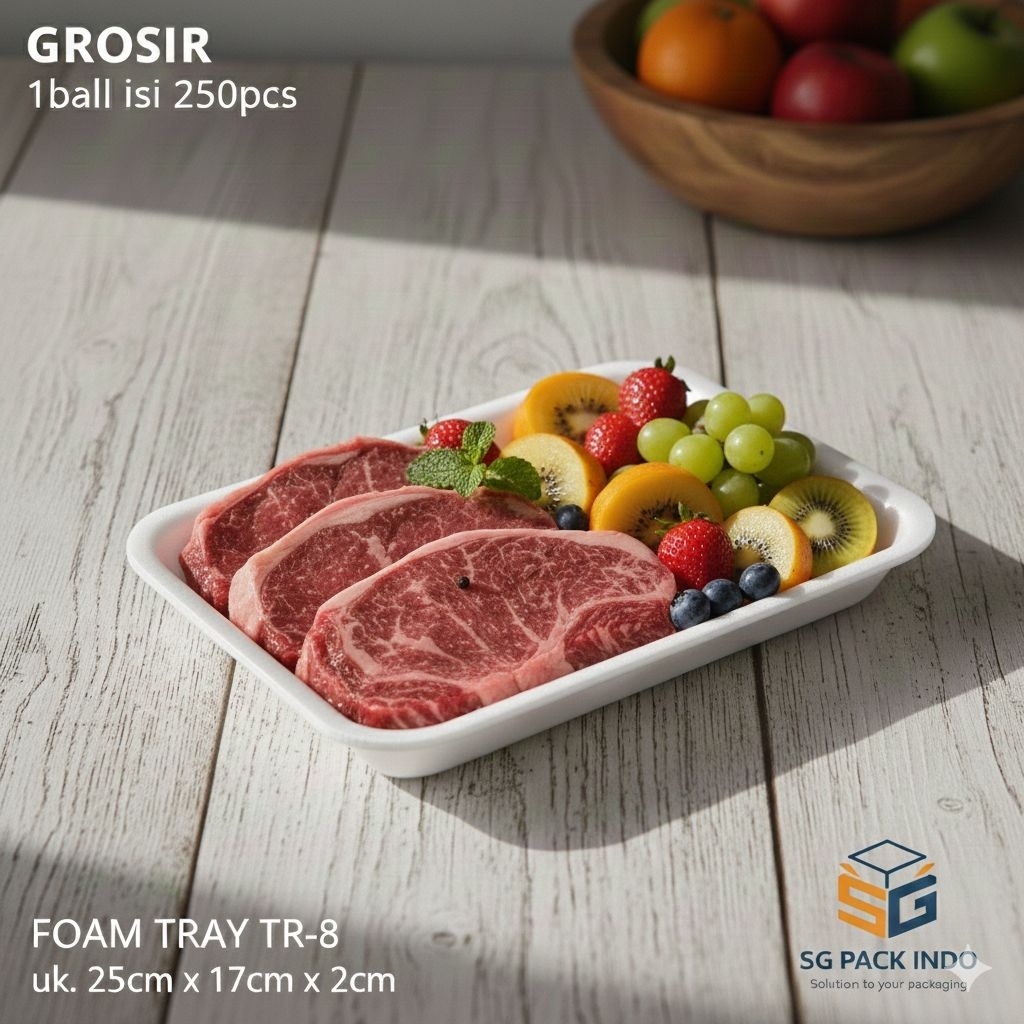 Foam Tray TR-8 (Styrofoam Tray Makanan)