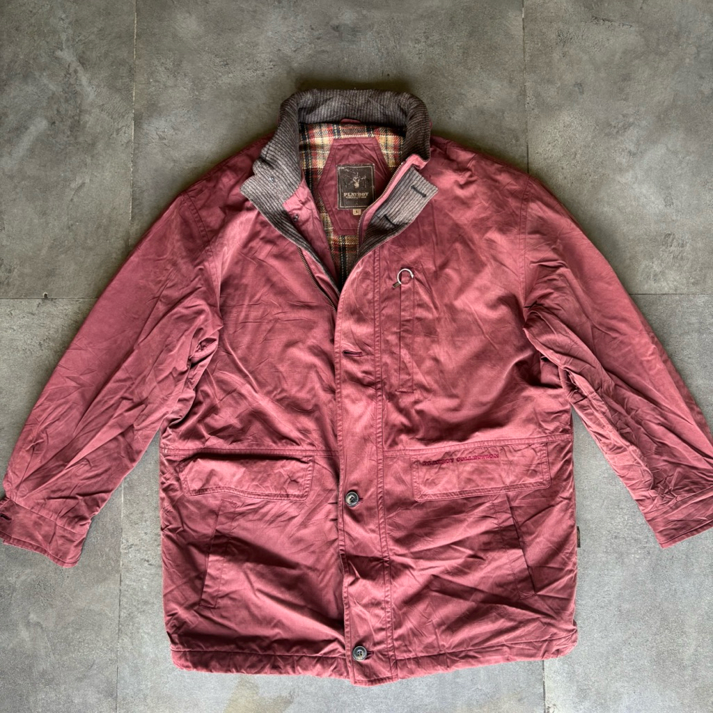 Playboy Pale Maroon Jacket Man