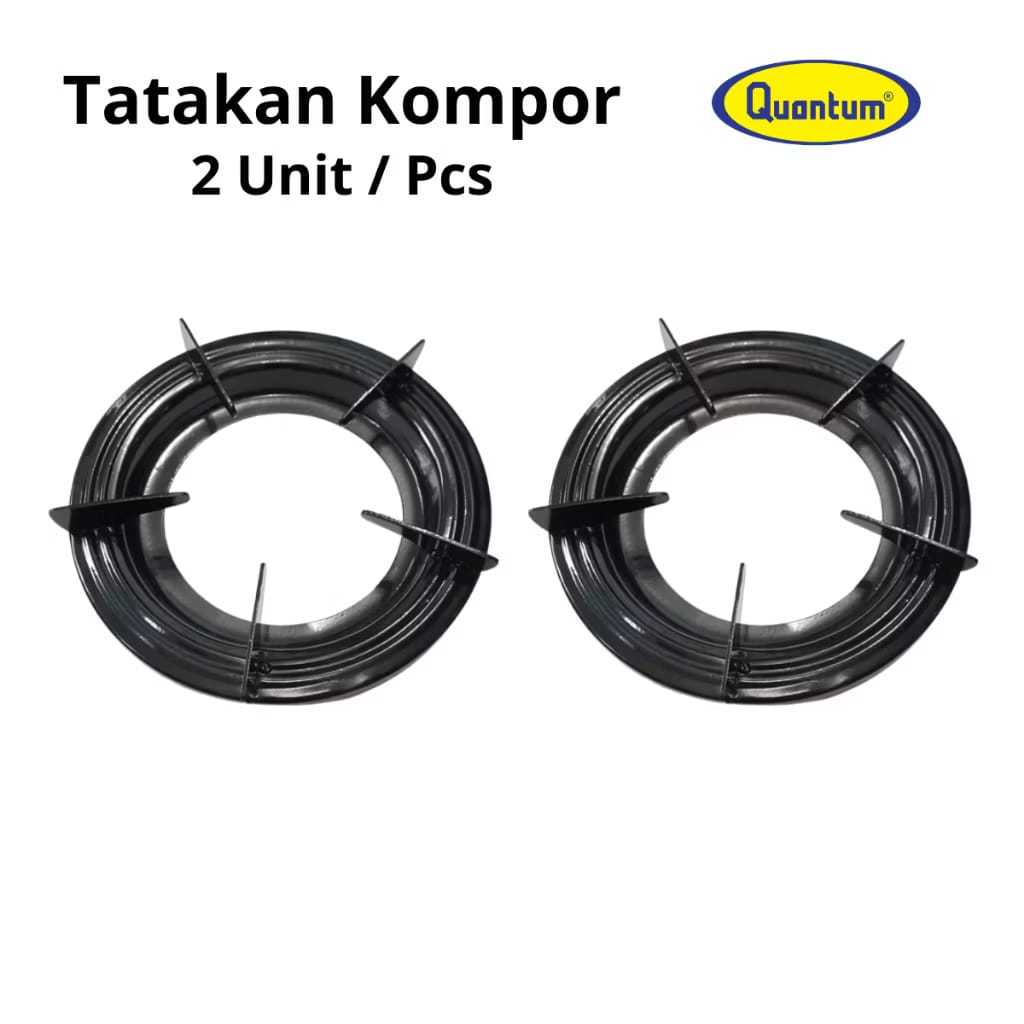 PAKET 2 PCS TATAKAN KOMPOR GAS KAKI 5 QUANTUM TUNGKU DUDUKAN KOMPOR QUANTUM