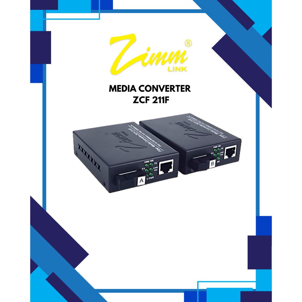 ZIMMLINK MEDIA CONVERTER ZCF 211F