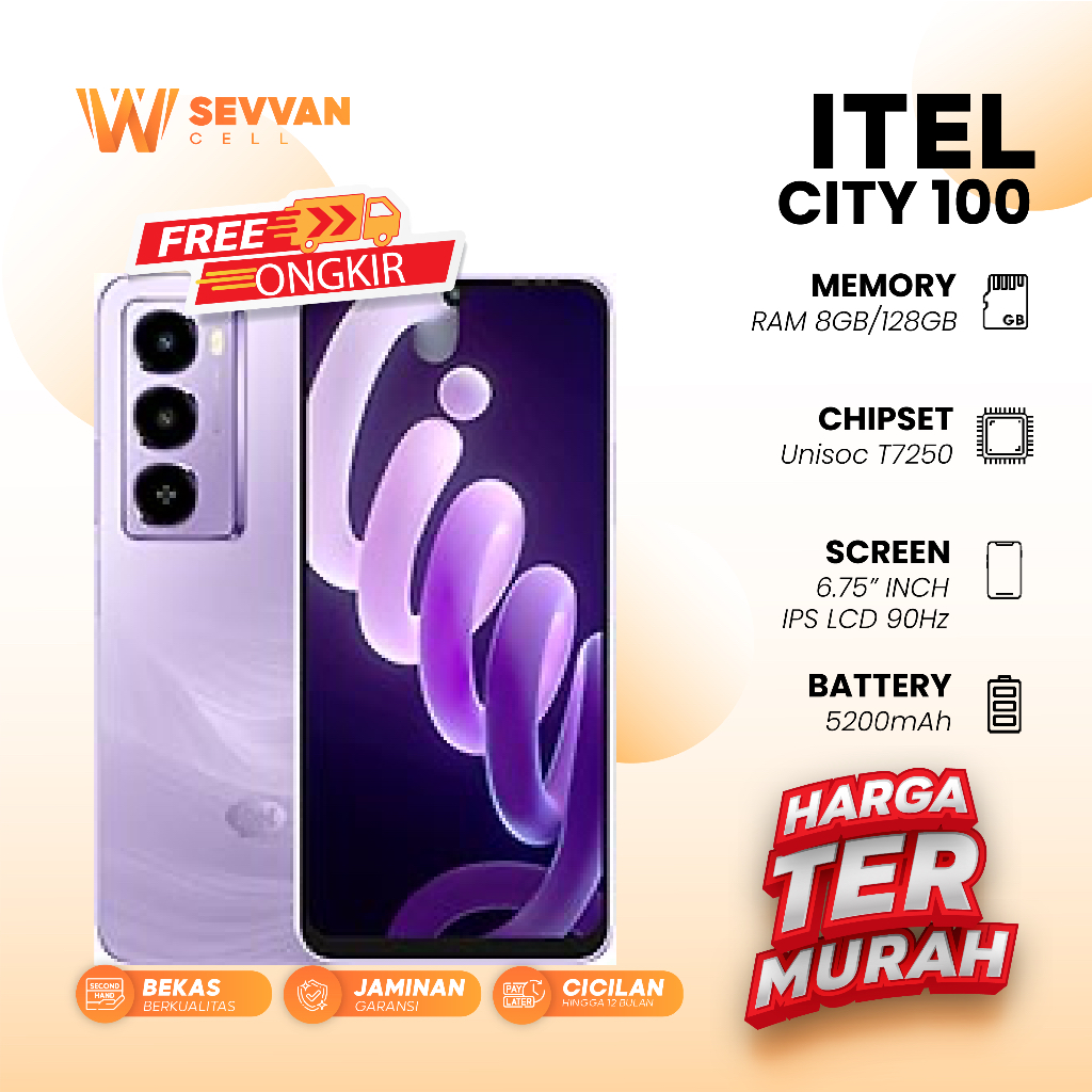 Handphone City 100 Ram 8 128GB