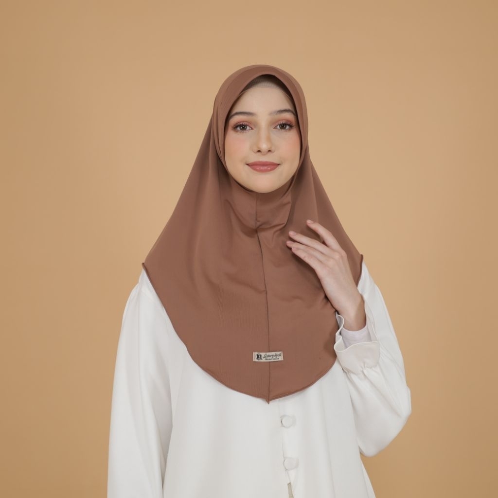 Dhinda Hijab - Daily Hijab Instan Size M (Jersey Ity Terbaik) Bergo Hamidah Ternyaman mirip dhinda h