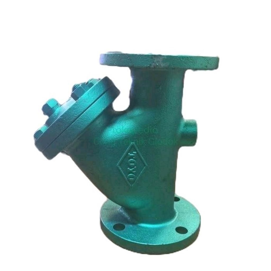 Y Strainer Toyo 5" Inch DN125 Cast Iron Jis 10K Flange besi Japan y strainer
