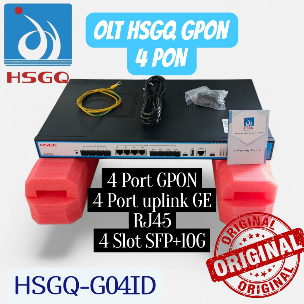 OLT HSGQ 4 PON GPON UPLINK 10G OLT SAJA