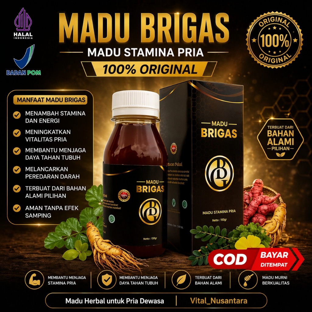 HERBAL madu brigas asli / madu brigas tahan lama / madu kuat tahan lama.