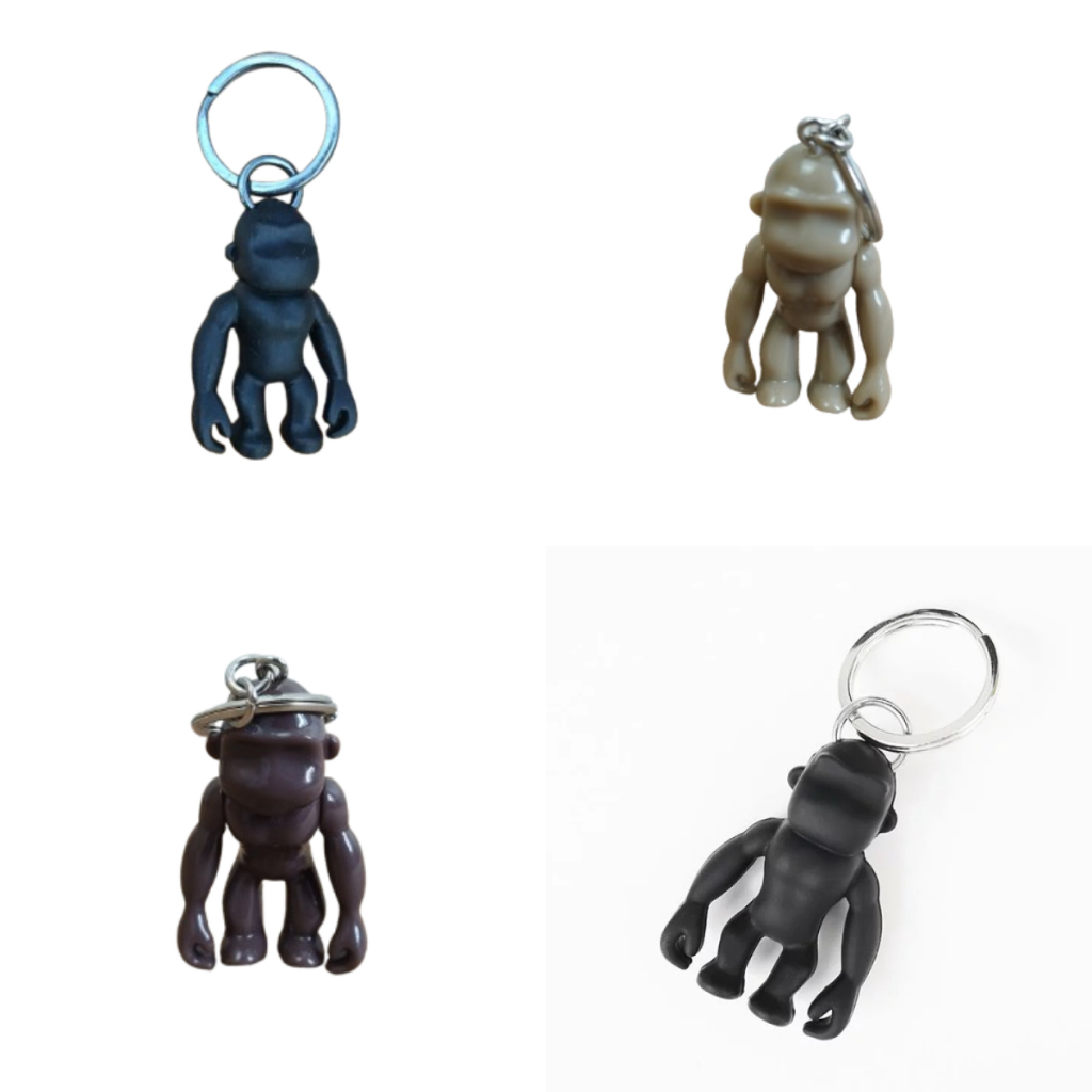 Kipling Rubber Gorilla Monkey Bag Charm Keychain Small & Medium Original Gantungan Tas monyet Fob