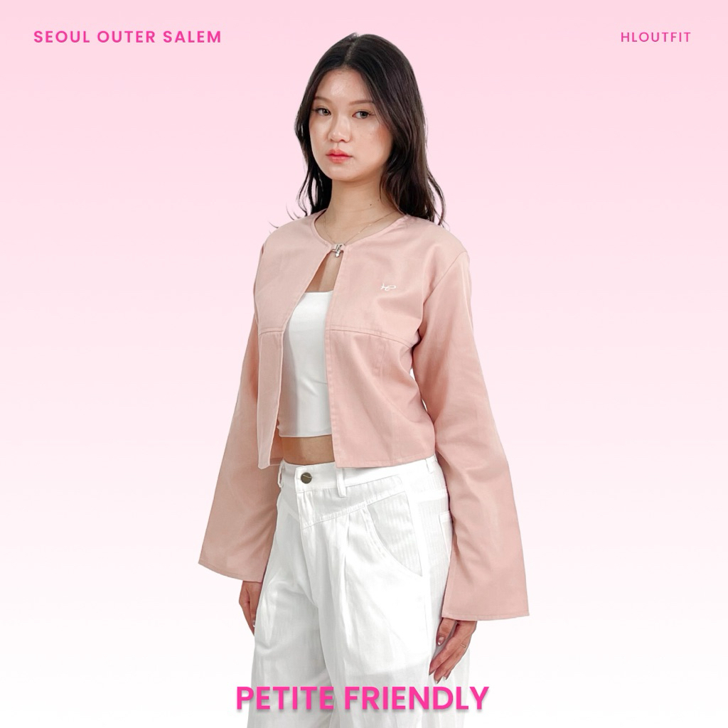 HL Seoul Jeanwest Outer Crop- Atasan Wanita Softjeans Crop Korean Style (H Series)