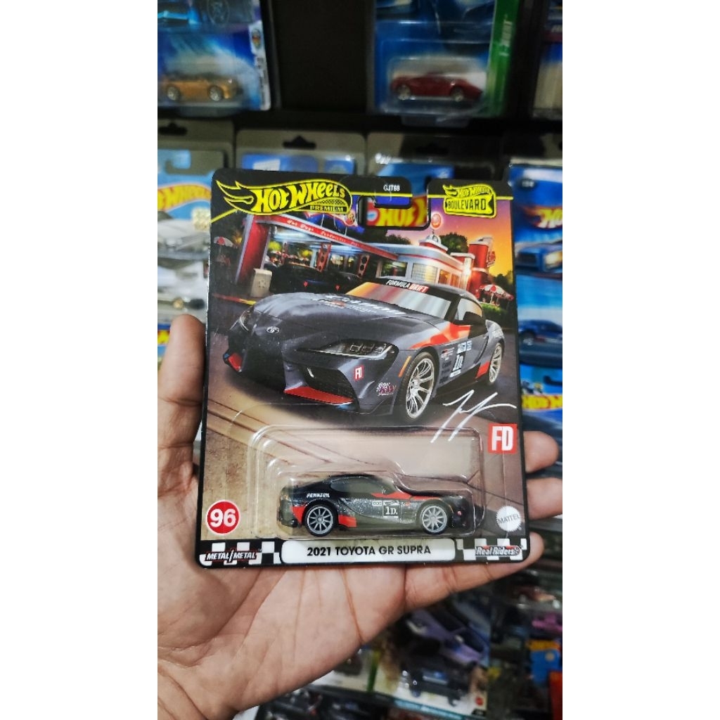 Hotwheels Toyota GR Supra Hitam Premium