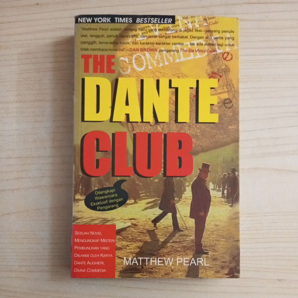 BUKU THE DANTE CLUB OLEH MATTHEW PEARL