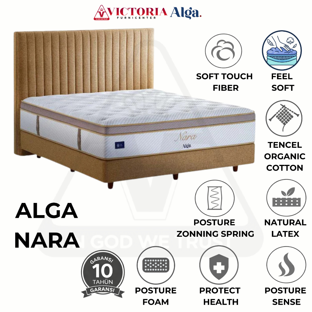 Alga Nara 200 x 200 200x200 Kasur Saja Mattres Only