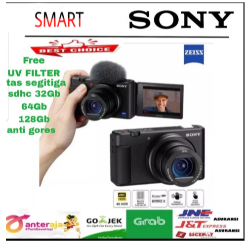 Sony ZV-1 Vlog Camera Kamera Vlog Compact / Sony ZV1 Compact DIgital Camera