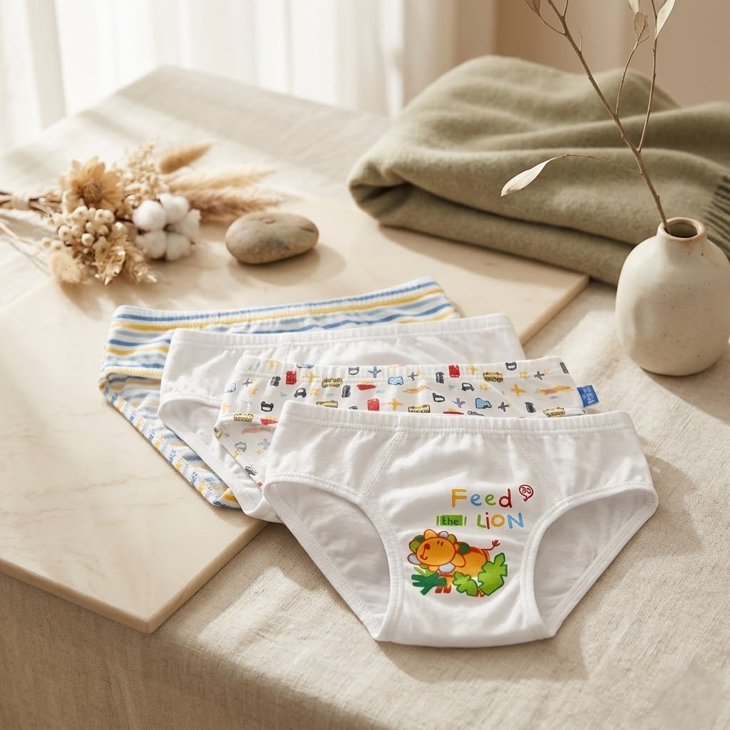 Celana Dalam Anak Laki-Laki | Perempuan Agree Kids NGS C15 Isi 3 Pcs Katun Lembut Nyaman Anti Bakter