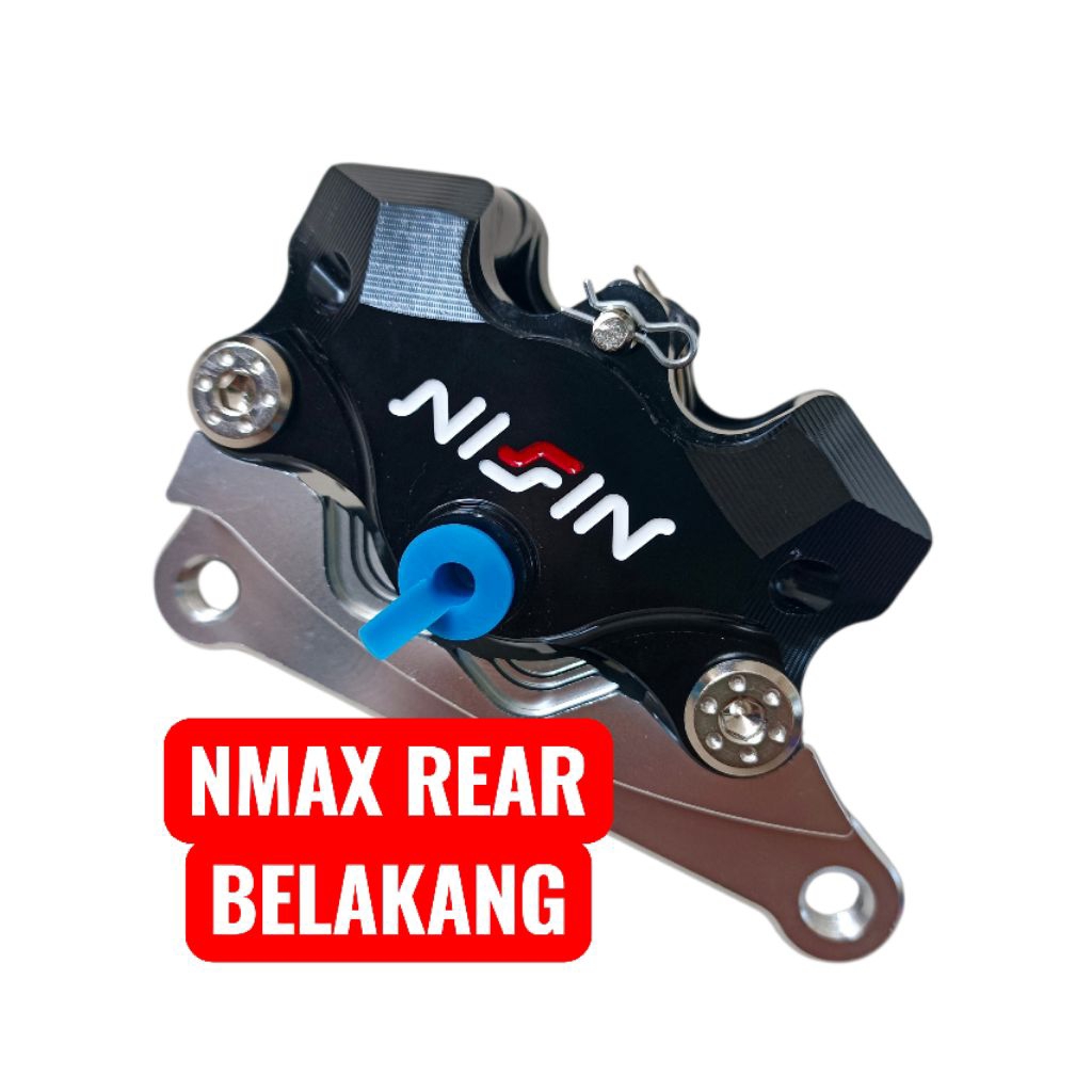KALIPER 2 PISTON BELAKANG YAMAHA NMAX + BREKET NMAX + BAUT KALIPER NMAX BELAKANG