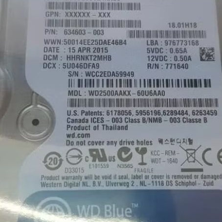 seagate Harddisk Internal SATA 500GB 500 gb