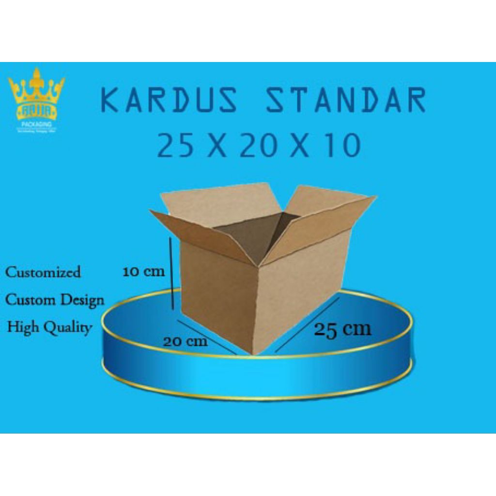 Kardus Standar Box 25x20x10cm