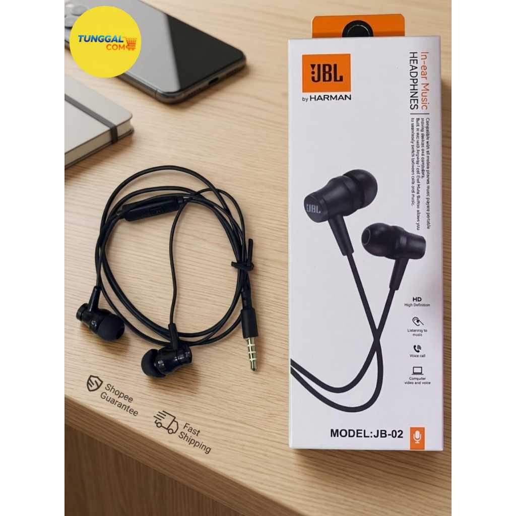 (JB-02) Headset / Handsfree / HF JBL Model JB-02 Earphone