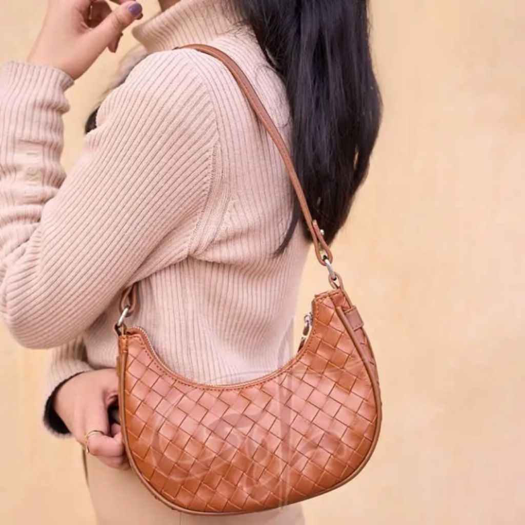 Tas Wanita Salingbag import Shoulder bag Anyaman Premium