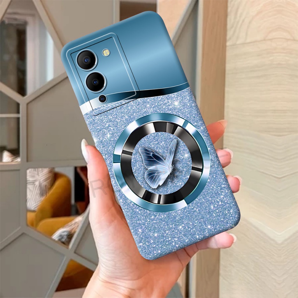 Softcase Infinix Note 12 G96 2022 Note 12 Turbo 2022 - Case Hp - Motif Bulat Kupu - Case Lucu - Cute