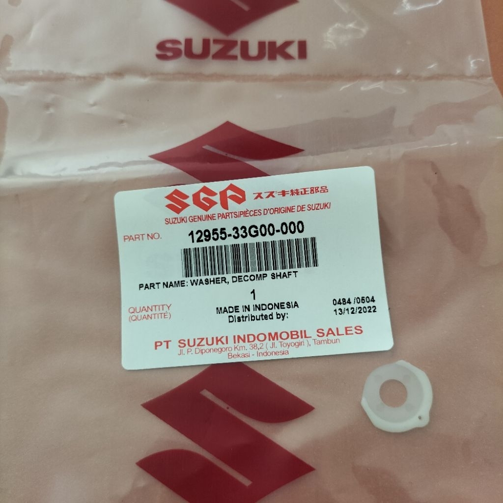 RING PLASTIK DEKOMPRESI SUZUKI SPIN SHOGUN FL SMASH TITAN SKYDRIVE SKYWAVE HAYATE NEX LETS ADRESS OR