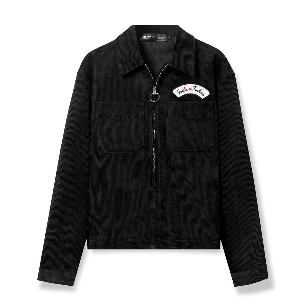 HIGHTY Fortuna Black Corduroy Jacket (Limited Stock)