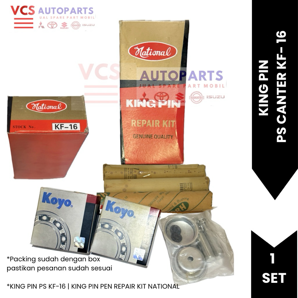 KING PIN KF-16 PS CANTER 125 | National Repair Kit