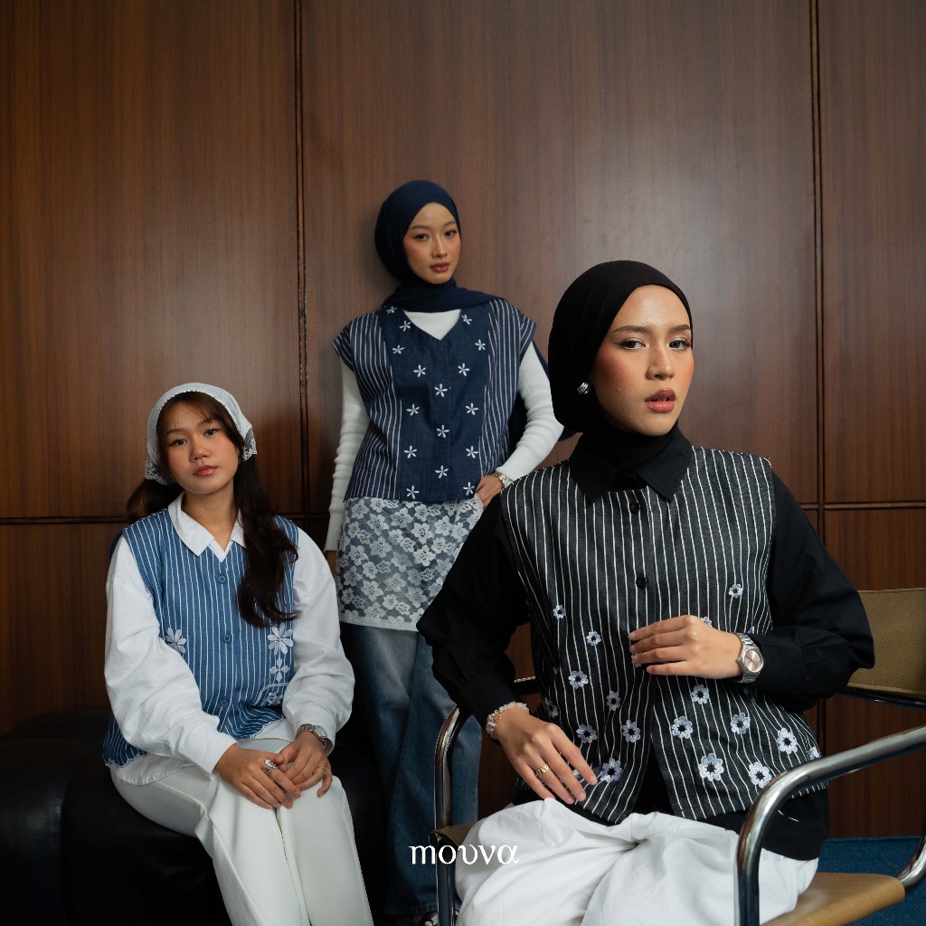 Mouva -  Alora Series Vest Bahan Loewe Denim