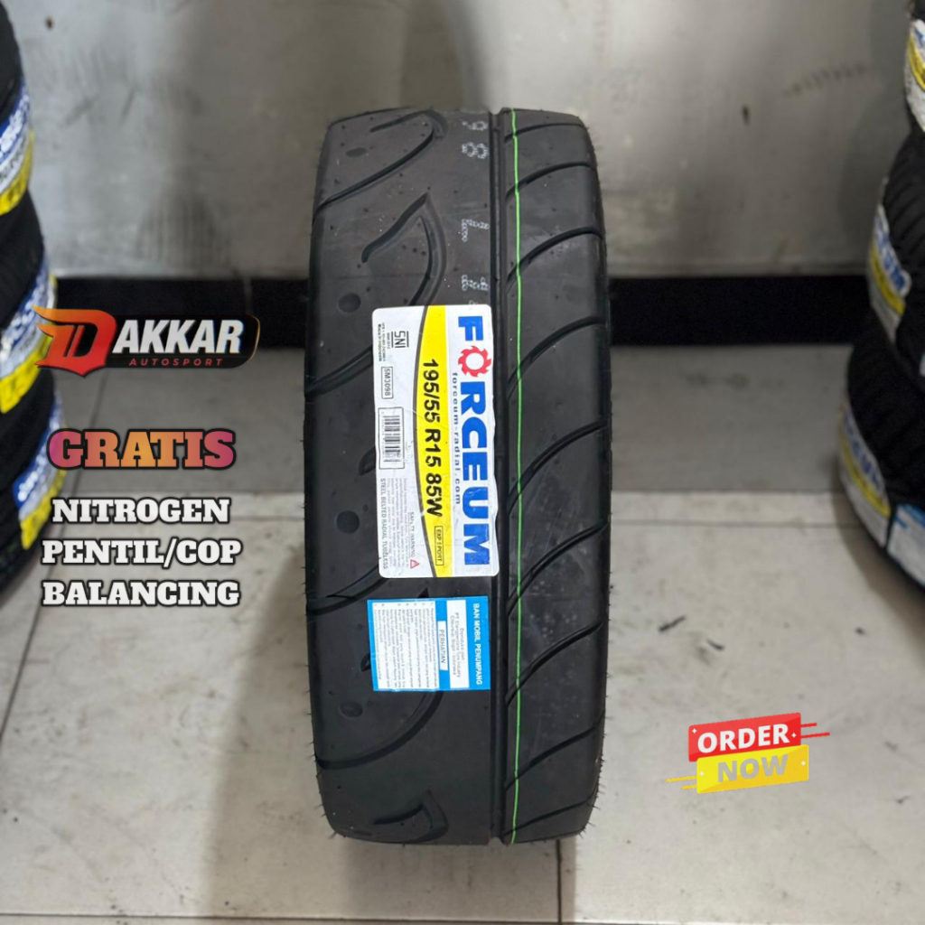 BAN MOBIL SEMI SLICK 195 55 R15 FORCEUM EXP SPORT TUBLES BAN MOBIL R15 - TOKO BAN MOBIL YOGYAKARTA