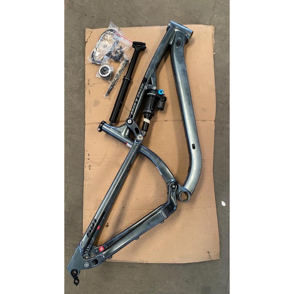 PATROL 591 Frameset 29 inch + Hydraulic Seatpost Full Suspension Fox Float DPX shock Sepeda Gunung M