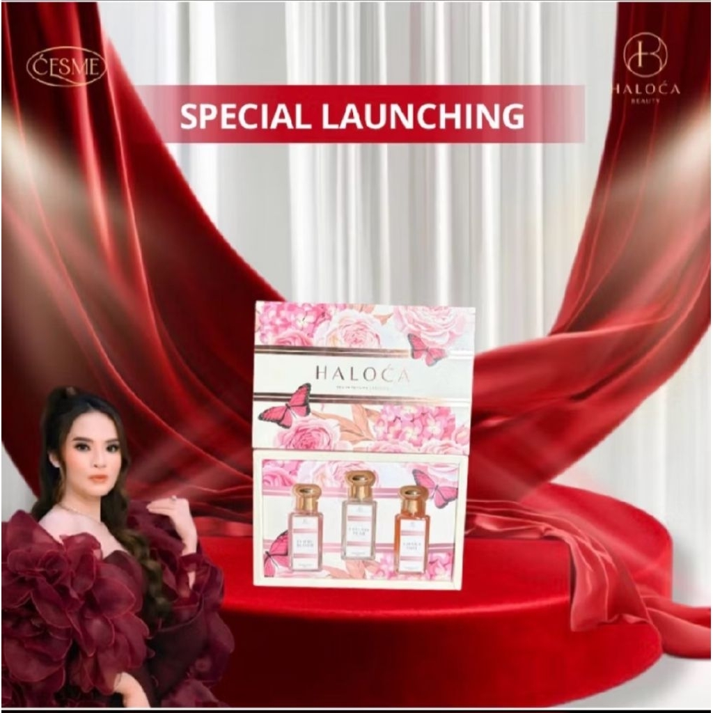 (READY SIAP KIRIM) PARFUM BUTTERFLY ERA HALOCA PER 1BOX ISI 3