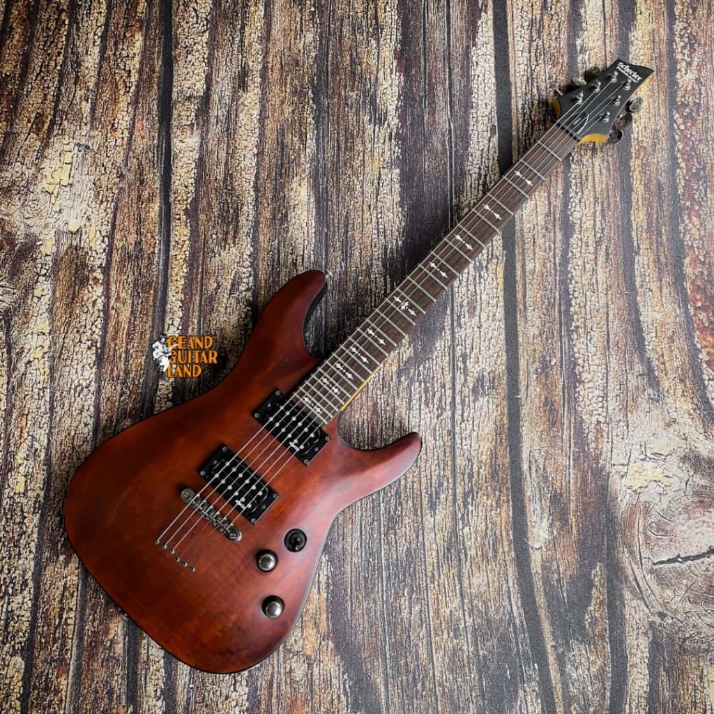 Schecter Omen 6 WSN Made in Indonesia 2018 in Walnut Satin
