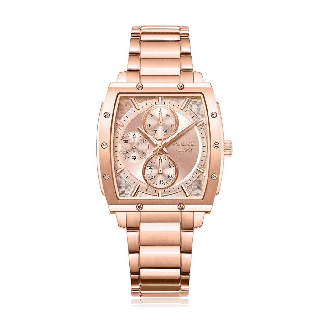 Jam Tangan Wanita Analog Alexandre Christie 6376BF AC6376 AC 6376 BF 6376 BFBRGLN Original Garansi R