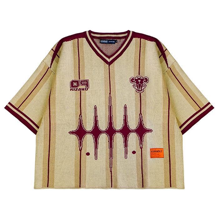KIZARU Jersey Knitwear Streetwear Boxy Oversize Anime ASTA