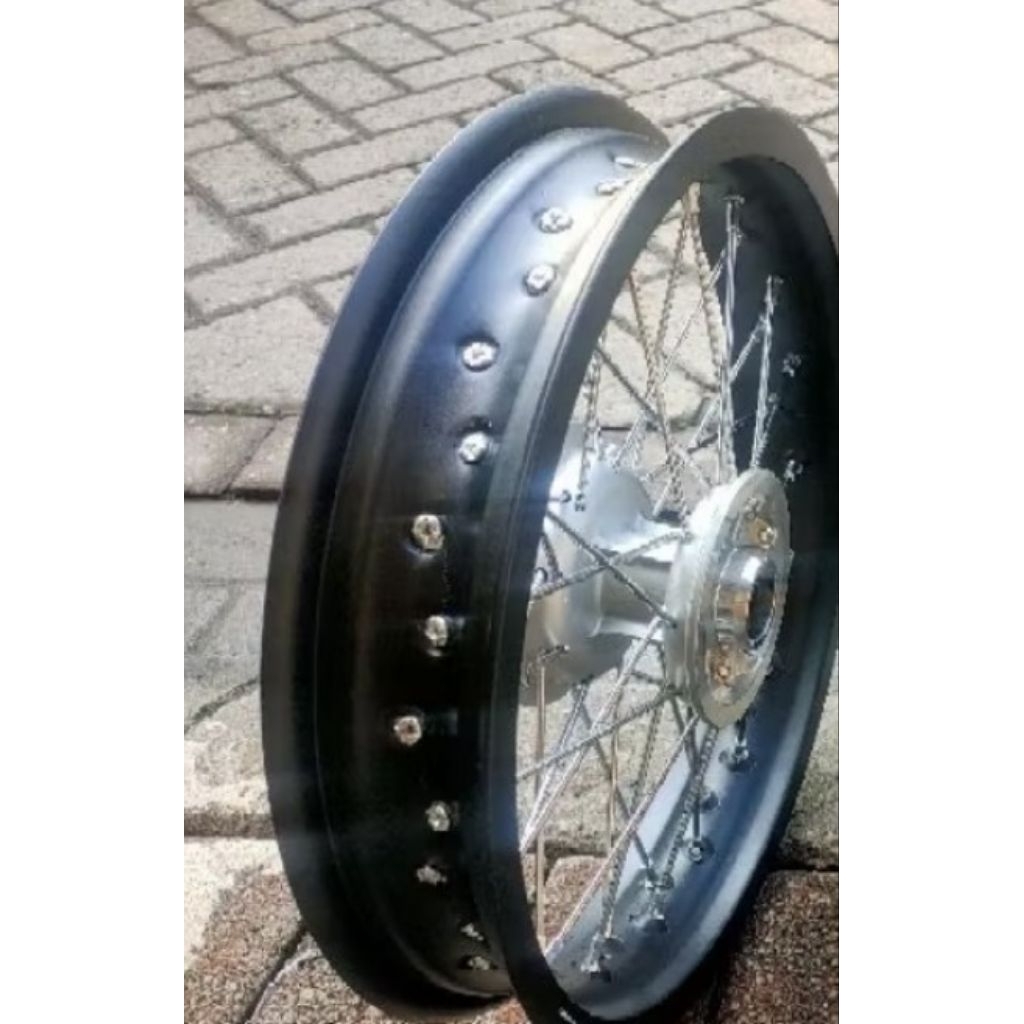 velg klx depan aja non cakram ring 14 /250