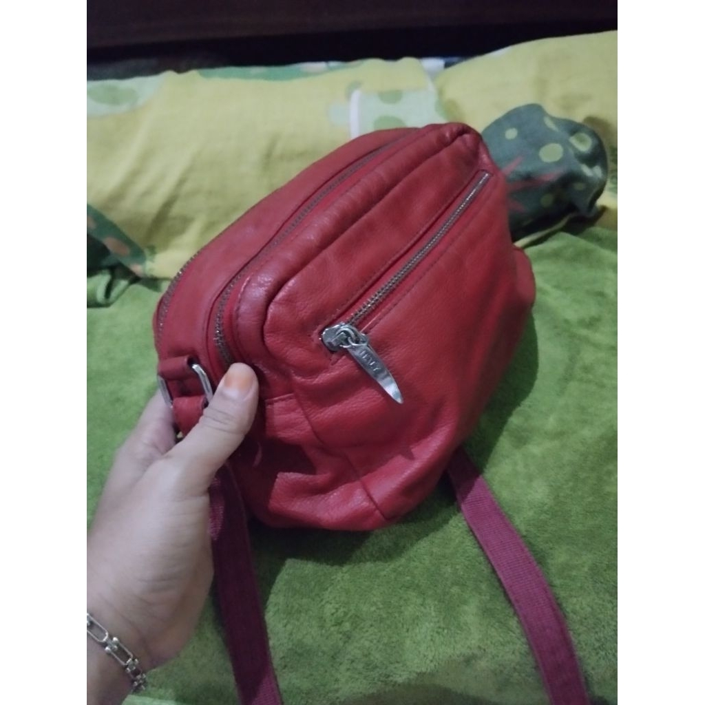 tas kulit asli model cambag preloved