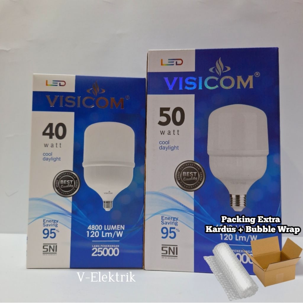 LAMPU LED VISICOM 40 WATT 50 WATT GARANSI 1 TAHUN