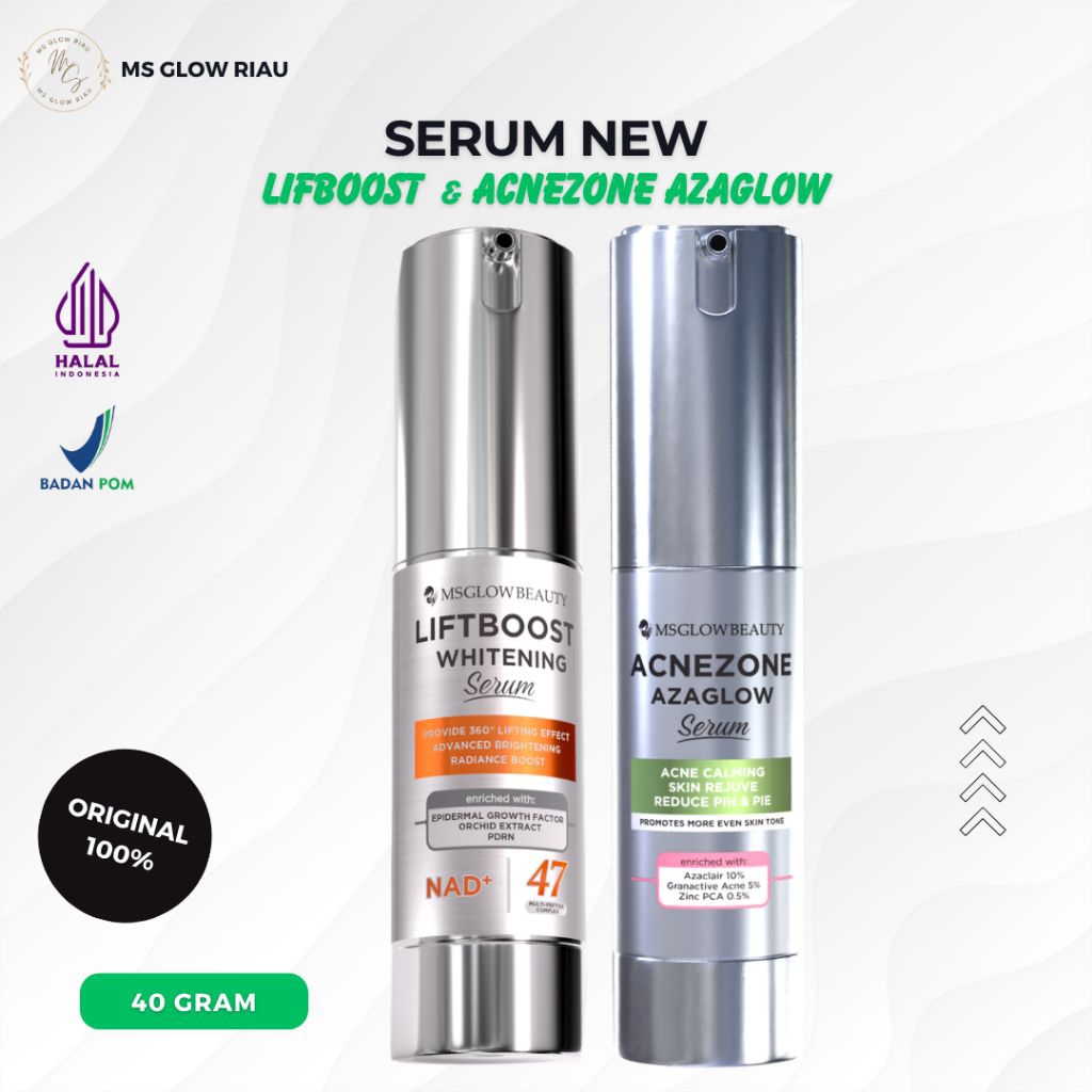 SERUM LIFTBOOST WHITENING/ACNEZONE AZAGLOW SERUM BOTOX