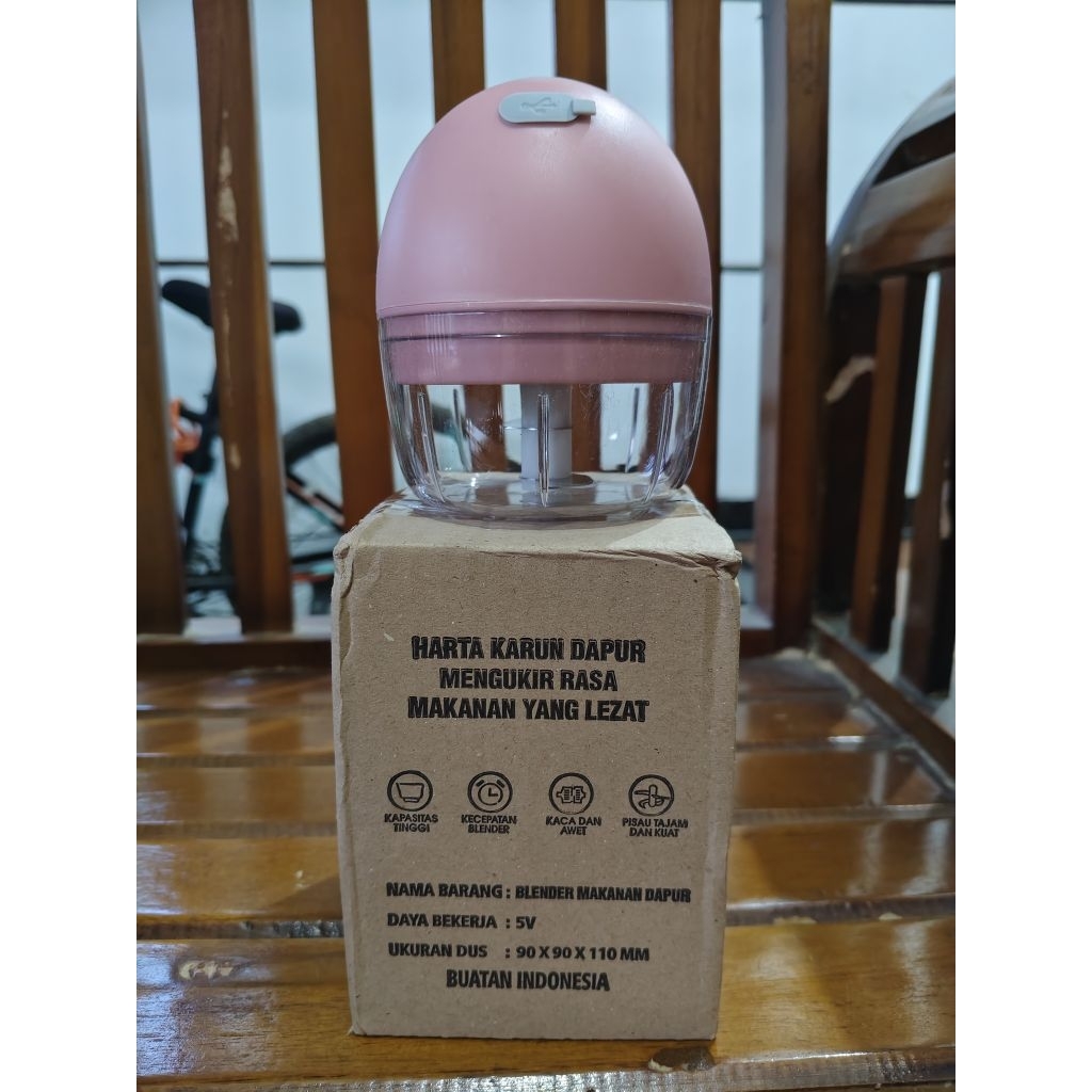 blender mini portable botol kaca